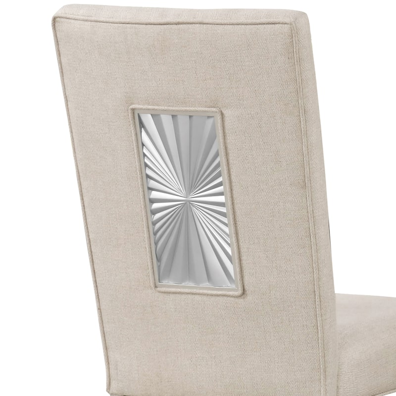Furniture of America Juniper Light Grey Solid Wood Side Chair (Set of 2)