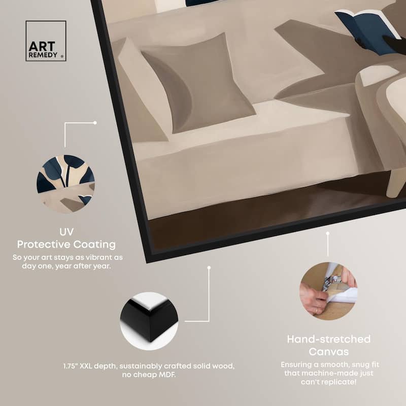 Void Reader II Canvas by Art Remedy