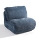 preview thumbnail 11 of 54, 33'' W Swivel Armless Sponge Filling Bean Bag Accent Chair Lounger