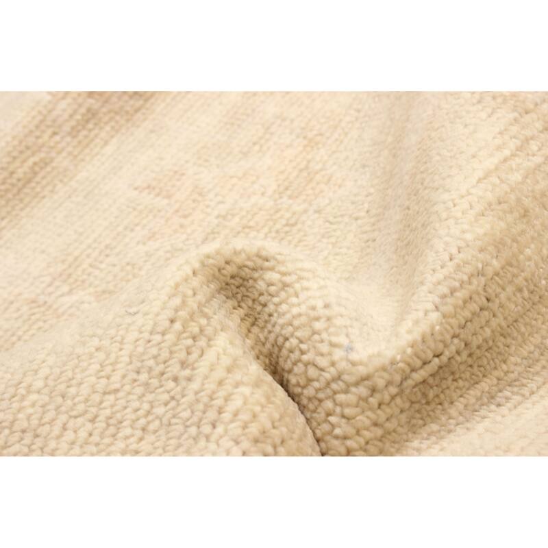 ECARPETGALLERY Hand-knotted Mystique Tan Wool Rug - 5'1 x 8'0