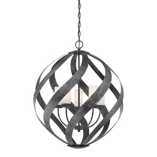 Blacksmith 5-Light Pendant in Old Black Finish