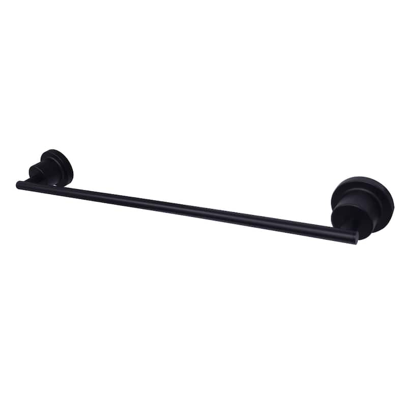 Kingston Brass Concord 18-Inch Single Towel Bar - Matte Black
