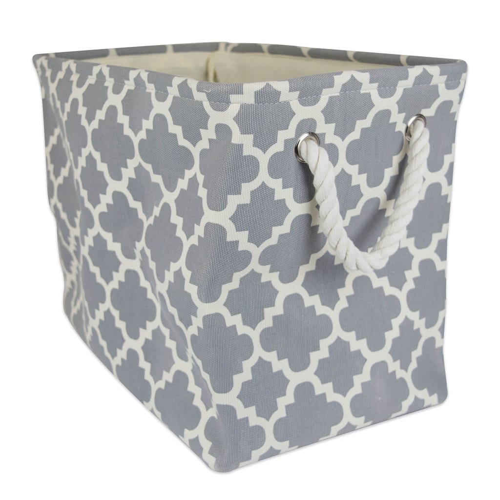 DII Lattice Decorative Storage Bin