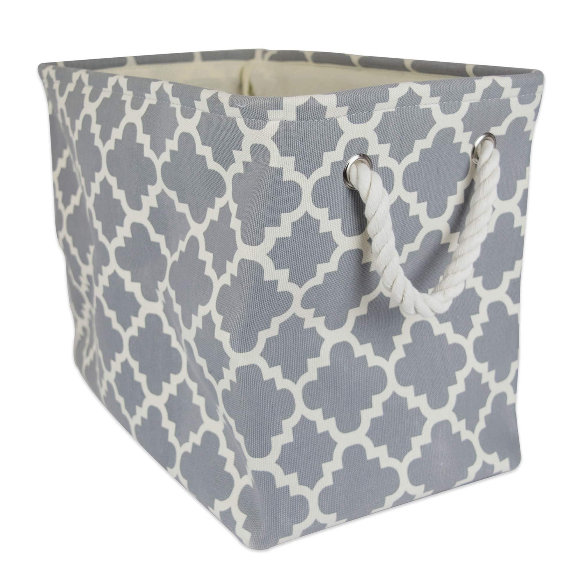 DII Lattice Decorative Storage Bin