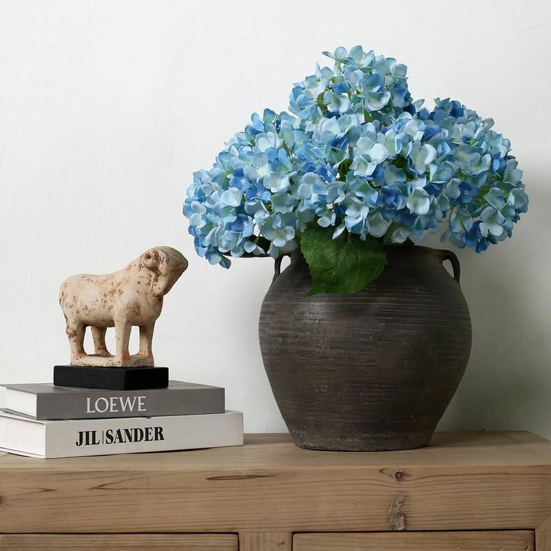 Capri Nightstand with 4 Drawers Weathered Natural Pine 28X18X27H