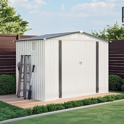 8X6FT Metal Outdoor Storage Shed