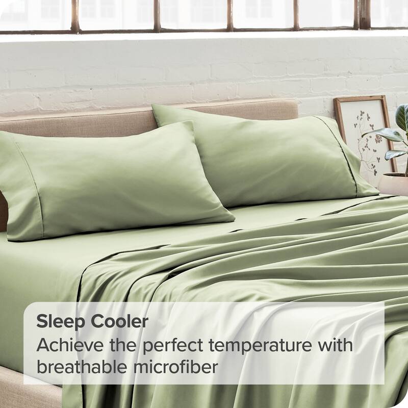 Bare Home Double Brushed Pillowcase Set (Set of 2)