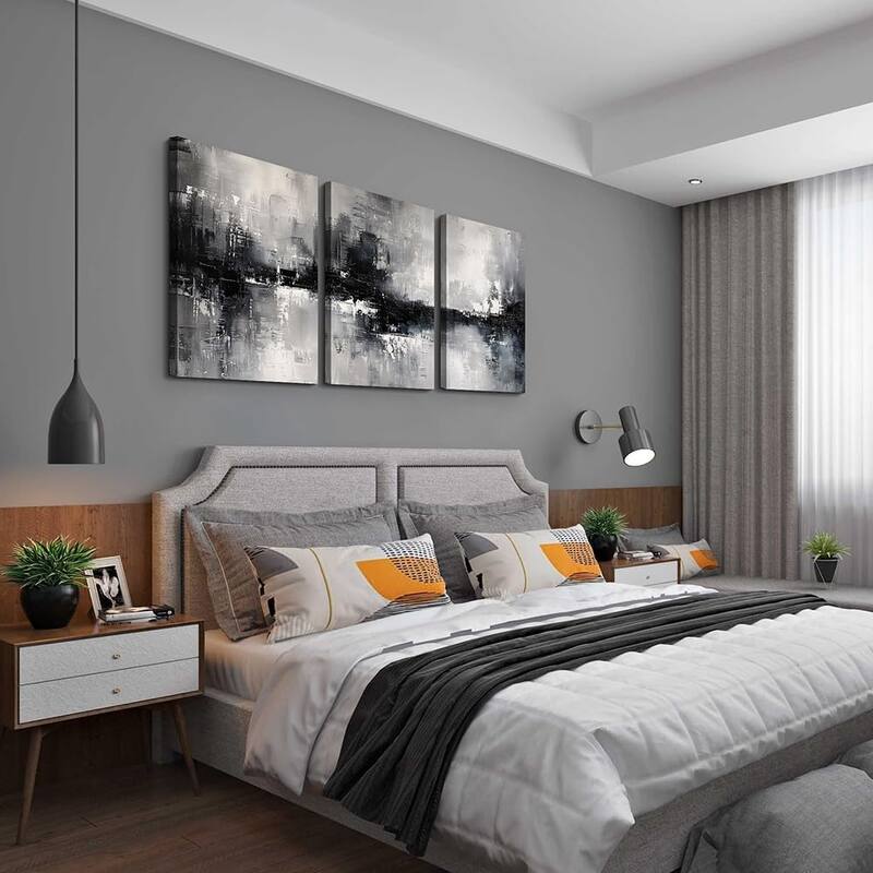 Black and White Wall Painting