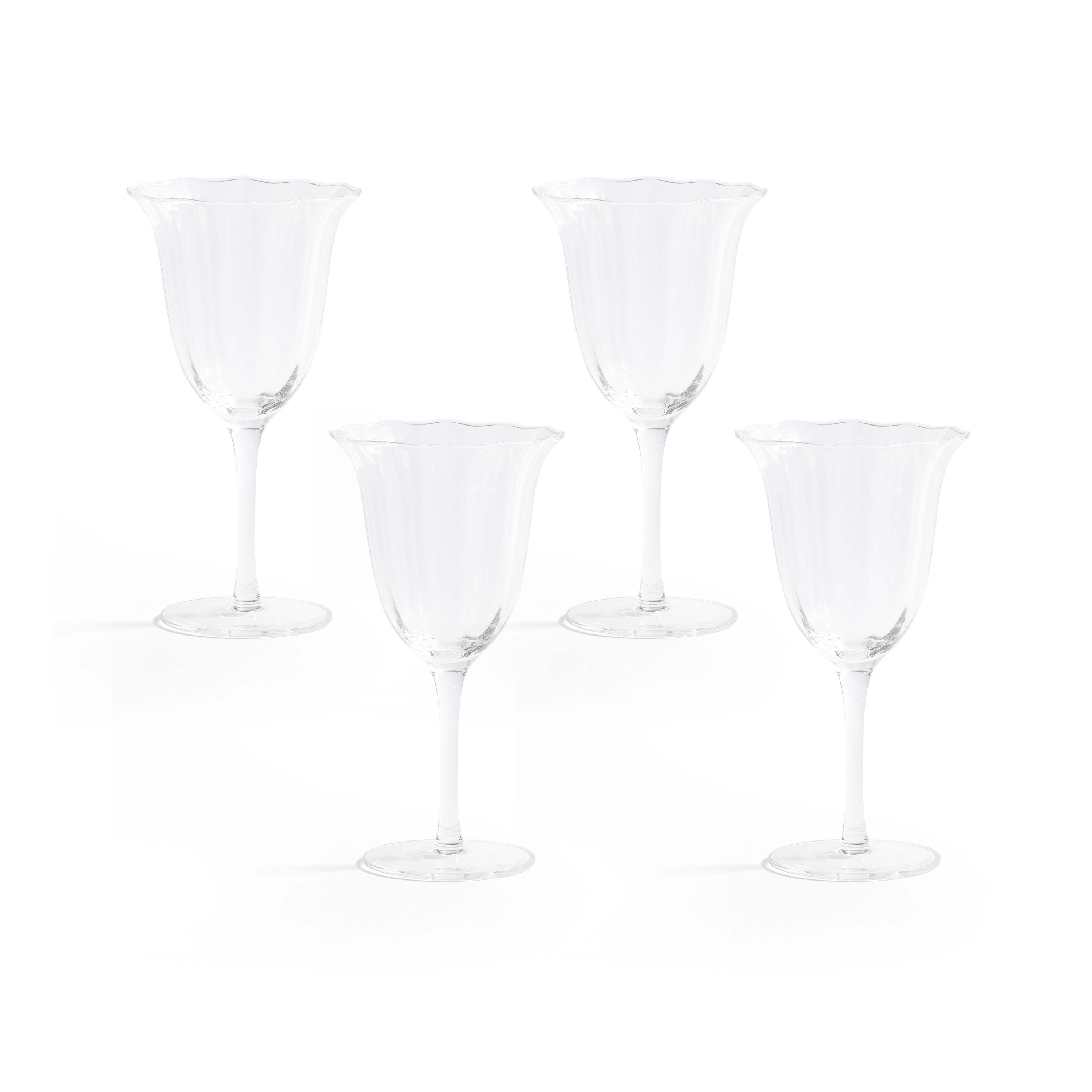 Ondine White Wine Glasses, Set of 4