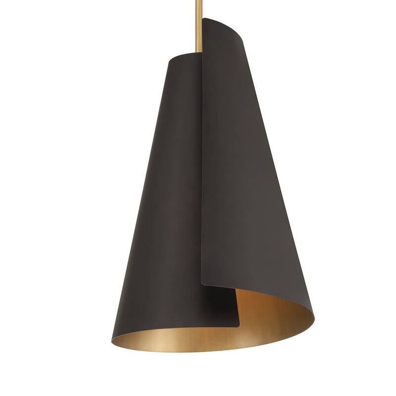 Minka Lavery 136 Hillcrest 14" Wide Pendant with a Steel Shade