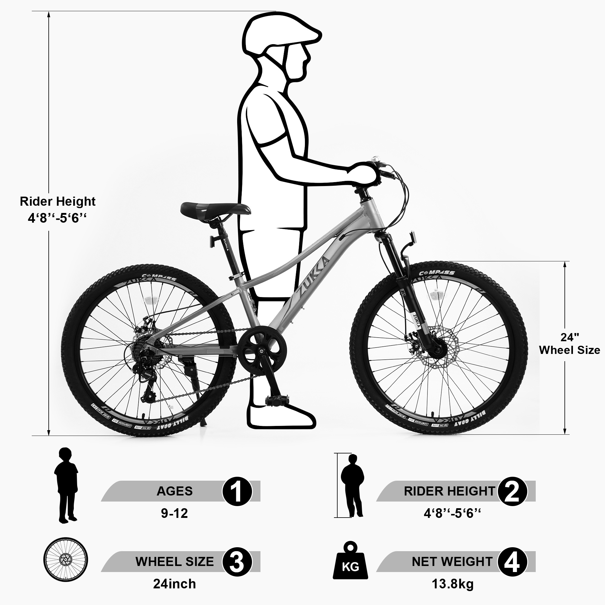 Mountain Bike for Girls and Boys