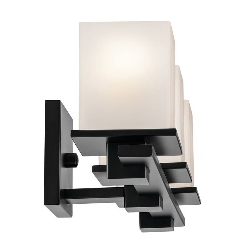 Kichler Lighting Tully 24 in. 3-Light Black Vanity Light - 24 in