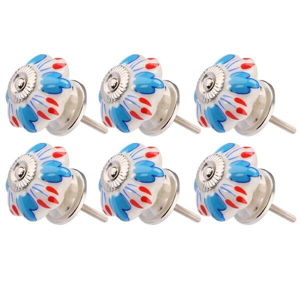 Shop Ceramic Knob Hand Painted Drawer Pull Handle Wardrobe