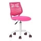 preview thumbnail 3 of 36, HomyLin Plastic Mesh Adjustable Armless Desk Chair with Rolling Wheels Kids Teen