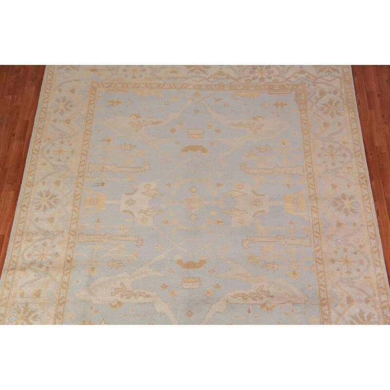 Oushak Indian Area Rug Oriental Handmade Wool Carpet - 8'2" x 9'10"
