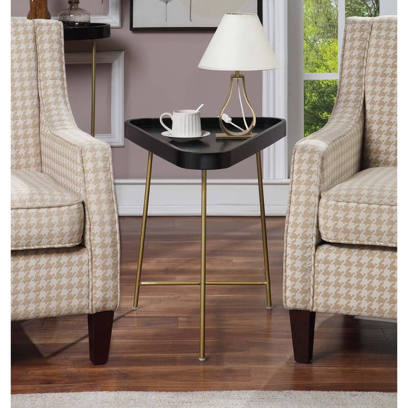 Convenience Concepts Lunar Triangle End Table