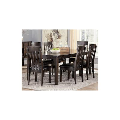 Signature Design by Ashley Haddigan Dark Brown 7-Piece Dining Package