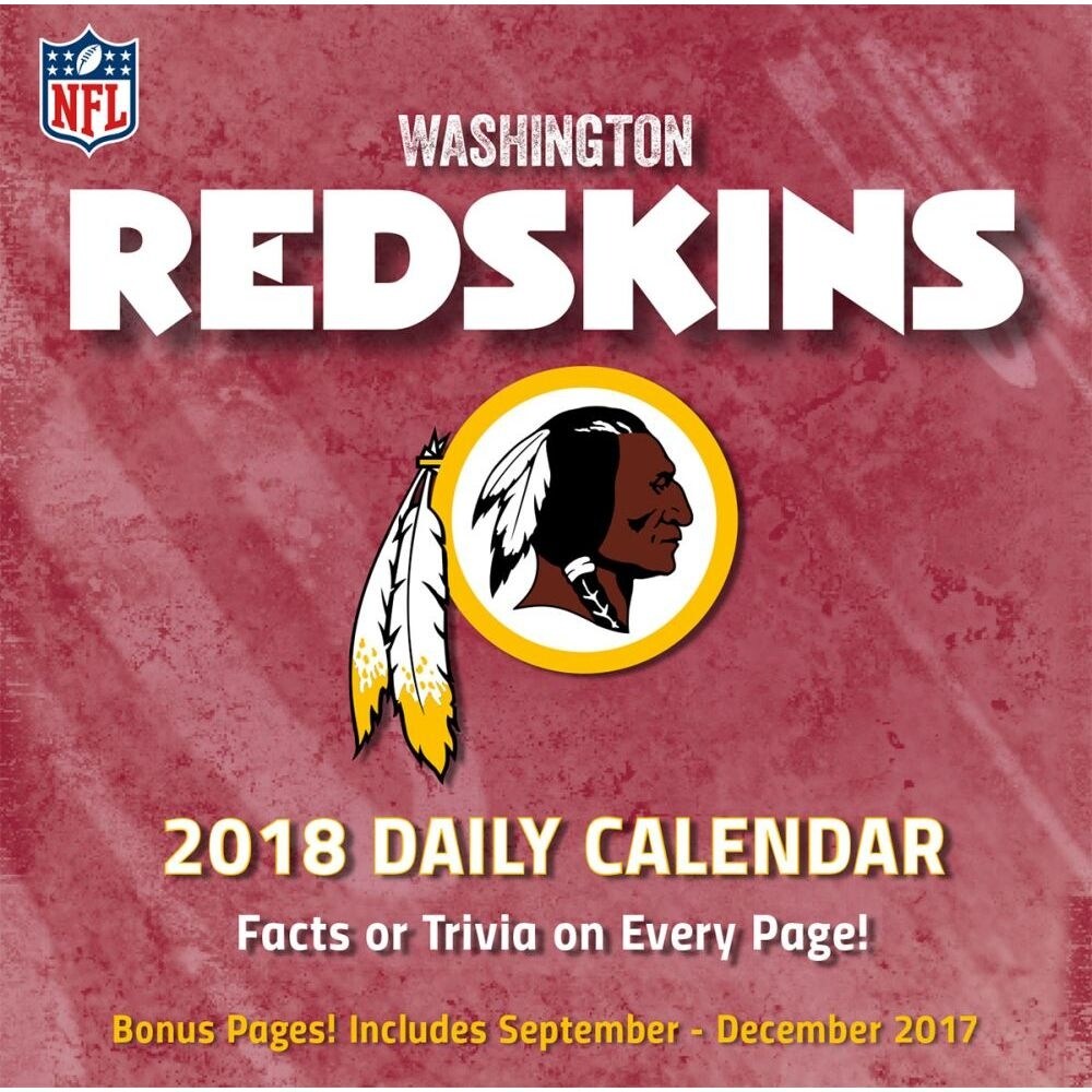 Shop Washington Redskins Desk Calendar Washington Redskins By Turner Licensing Overstock 18266822
