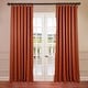 preview thumbnail 4 of 83, Exclusive Fabrics Extra Wide Room Darkening 84-inch Curtain (1 Panel) 100 X 84 - Blaze