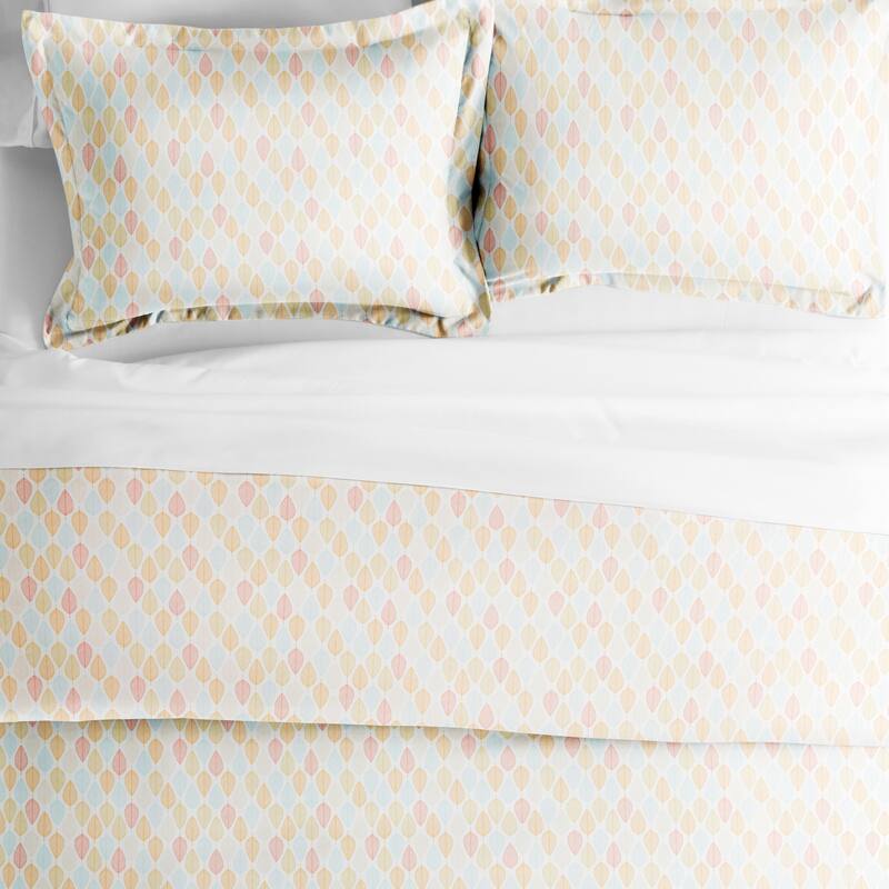 Becky Cameron Leaves 3-Piece Patterned Duvet Cover Set