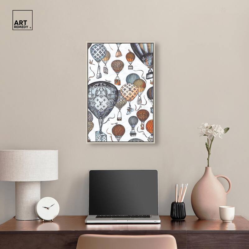 Doll Memories - Fashion Balloons Canvas by Art Remedy