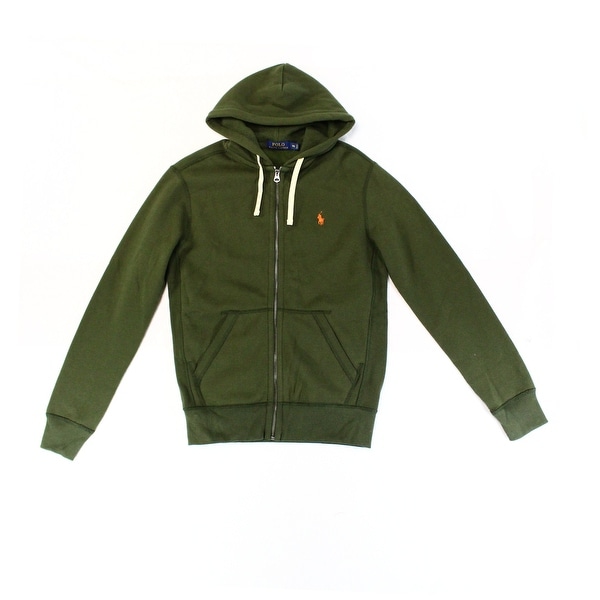 olive green ralph lauren hoodie