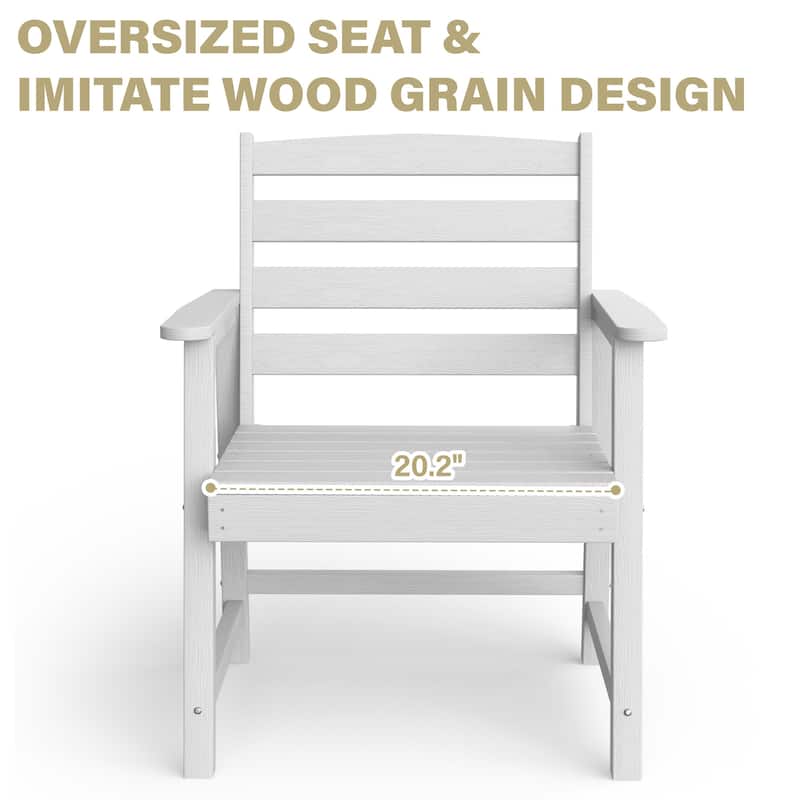 HDPE Outdoor All-weather chair, suitable for multiple scenarios
