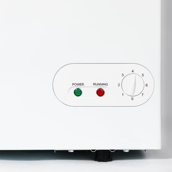 Commercial Cool Chest Freezer Stand Up 5.4 Cubic Feet, White 7'10" x