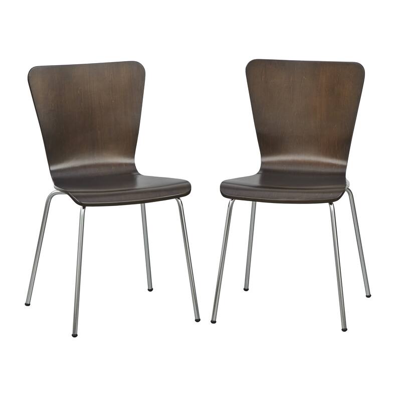Simple Living Erie Chairs (Set of 2) - Espresso