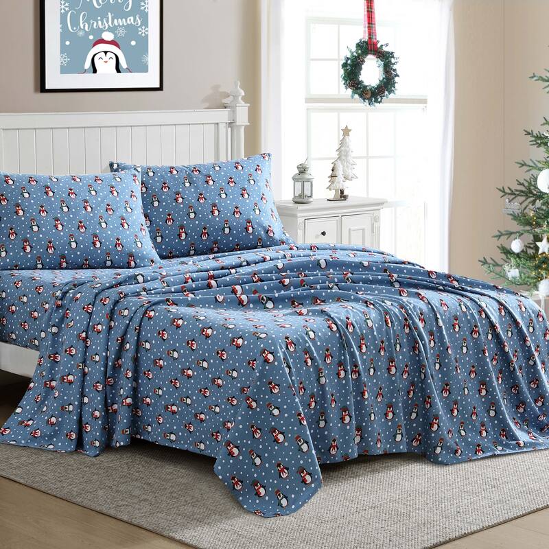 Holiday Flannel Sheet Set