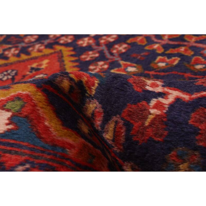 ECARPETGALLERY Hand-knotted Andelz Navy Wool Rug - 4'3 x 7'1