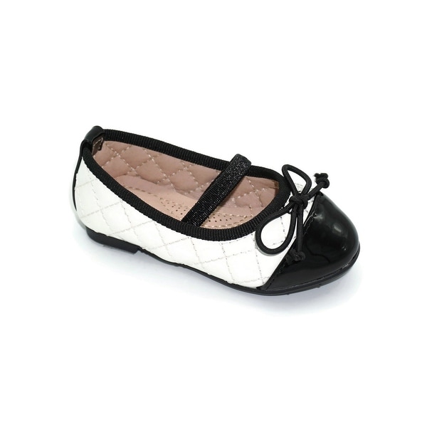 girls white ballet flats