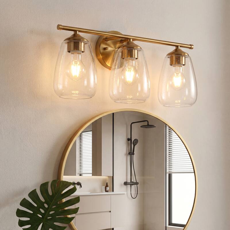 3-Light Bathroom Dimmable Vanity Light