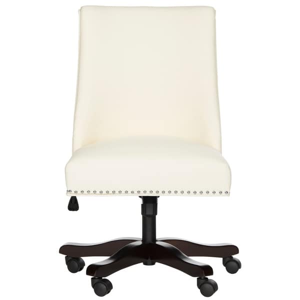 slide 2 of 8, Safavieh Scarlet Cream Desk Chair - 25" x 27" x 38"