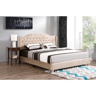Joy Jeweled Tufted King Panel Bed Bed Bath Beyond 35365213