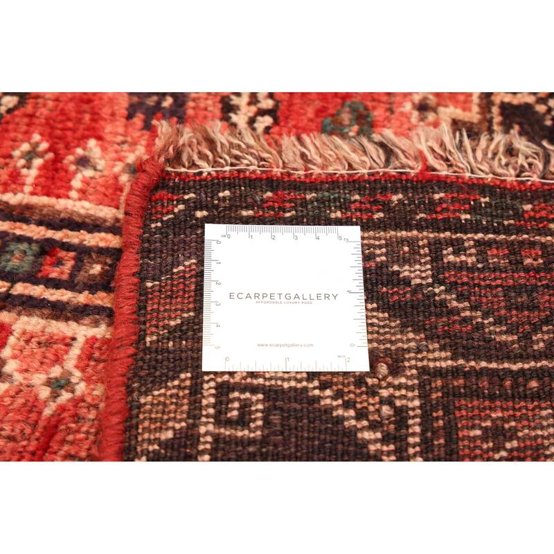 ECARPETGALLERY Hand-knotted Melis Vintage Light Red Wool Rug - 5'4 x 7'11