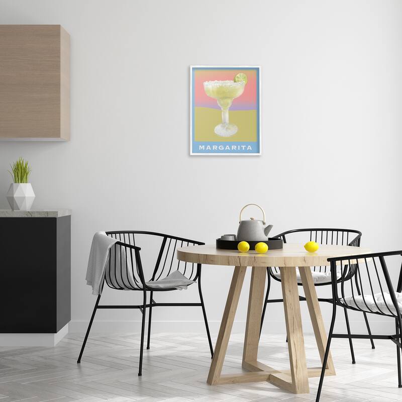 Stupell Margarita over Faded Gradient Framed Giclee Art Design By Matthew Piotrowicz
