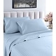 preview thumbnail 20 of 116, Home Sweet Home Dream Striped 1200 TC Cotton Deep Pocket Bed Sheet Set