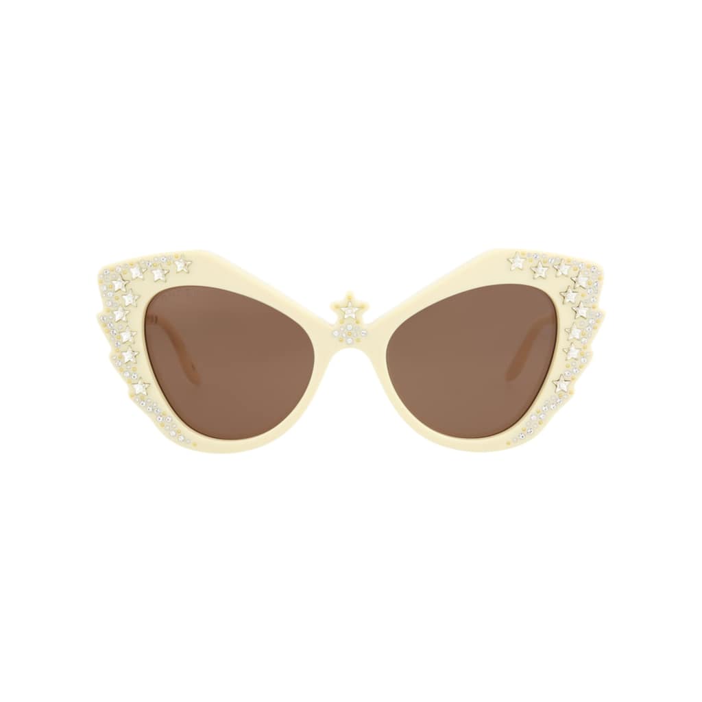 Gucci Cat Eye-Frame Acetate Sunglasses