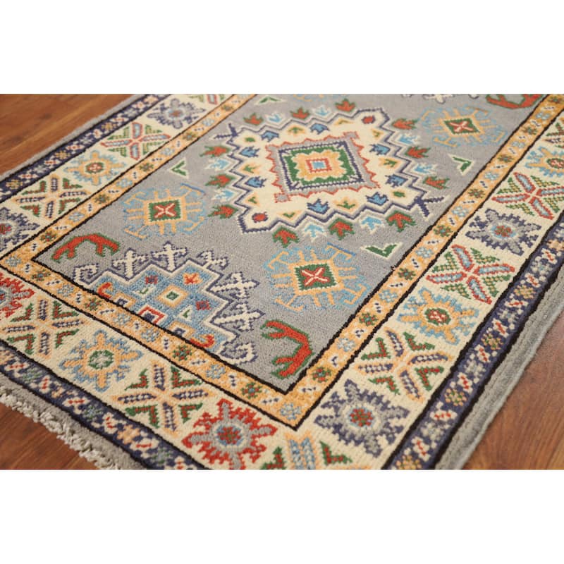 Kazak Oriental Foyer Rug Handmade Foyer Wool Carpet - 2'0"x 3'0"