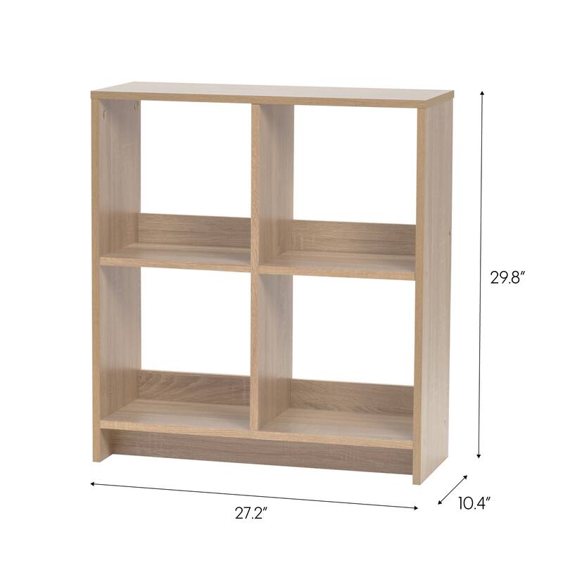 IRIS USA® 4-Cube Heavy Duty Organizer, Ash Brown