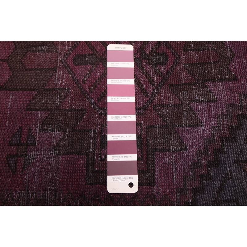 ECARPETGALLERY Hand-knotted Color Transition Pink Wool Rug - 3'2 x 5'3