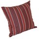 preview thumbnail 17 of 21, Pillow 15" x 15" - Red Stripe