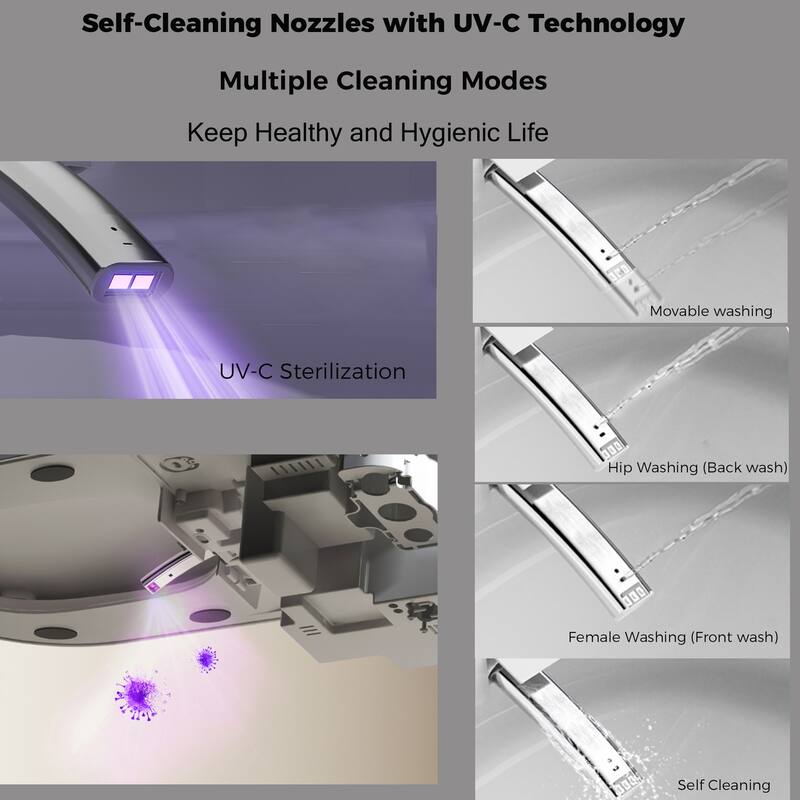Starry Night Light Smart Toilet