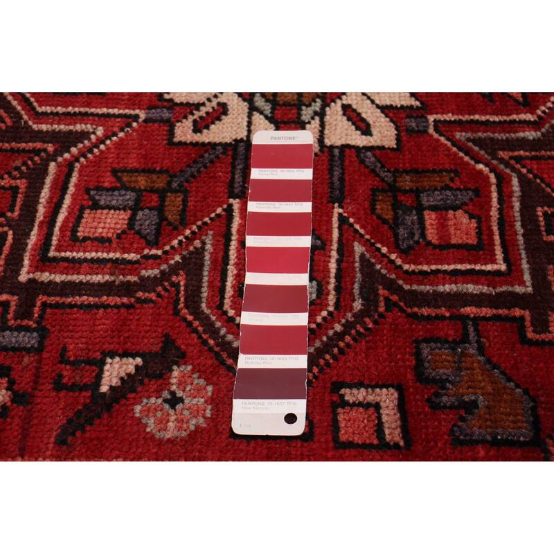 ECARPETGALLERY Hand-knotted Konya Anatolian Red Wool Rug - 3'4 x 10'5