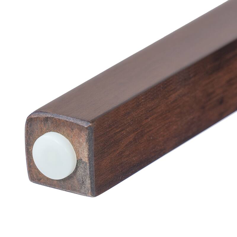 5-Piece Dining Set, Folding Wood Dining Table and 4 Upholstered Chairs