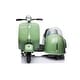 preview thumbnail 37 of 43, Vespa Scooter Adventure: Storage Space and Dual Seats for Siblings Green
