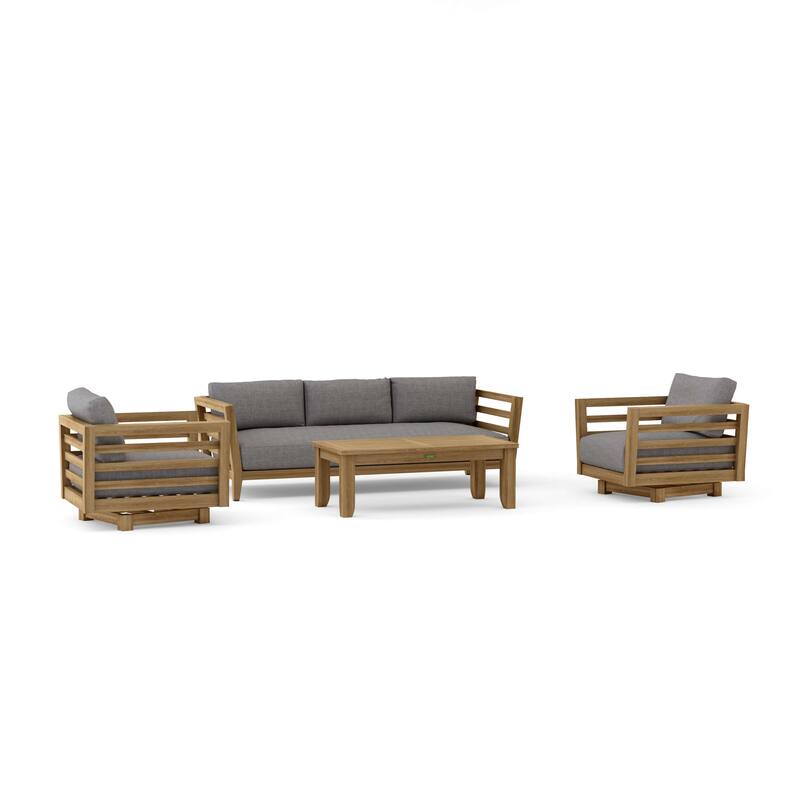 Cordoba Deep Seating 4-Piece Swivel Set