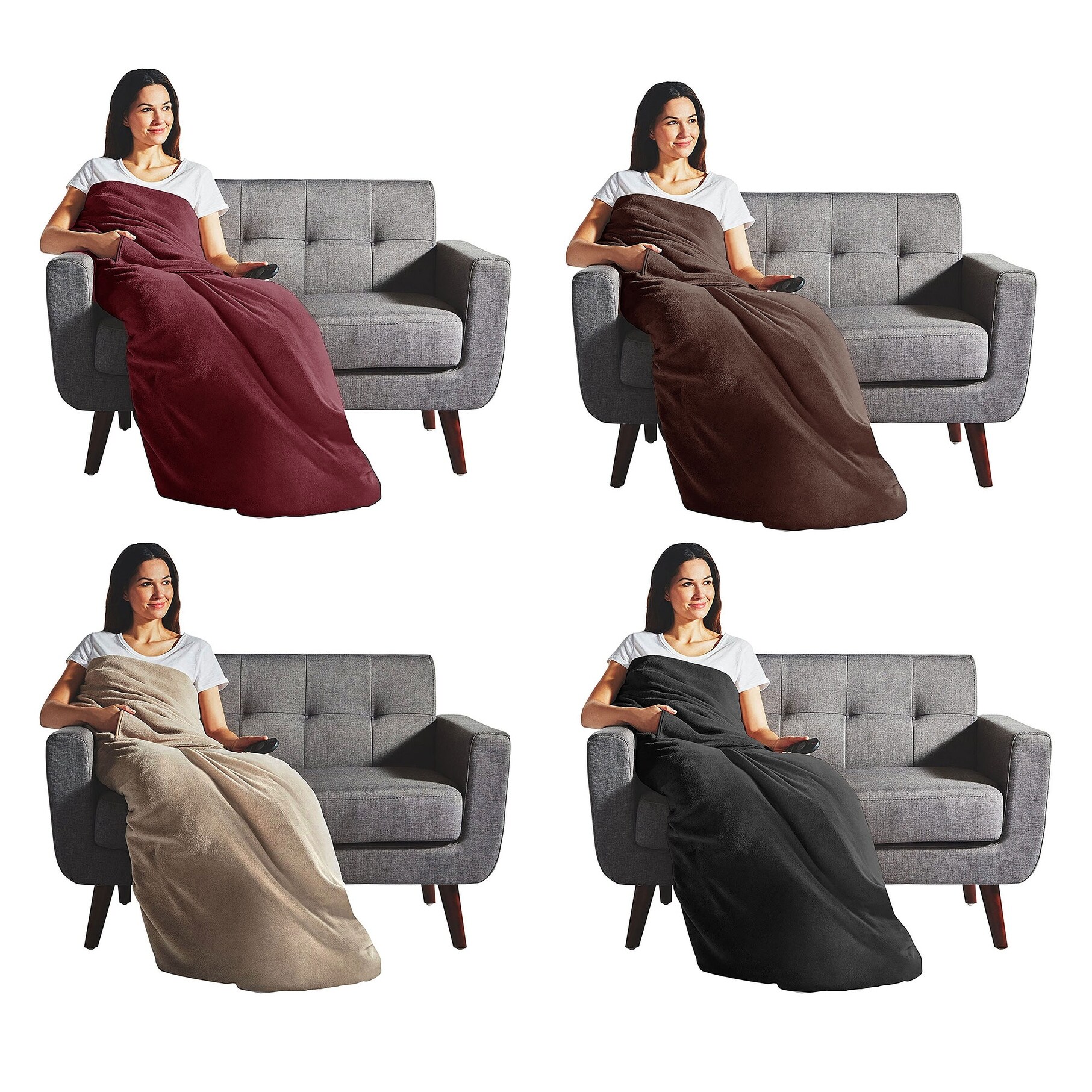 sunbeam velvet plush heated blanket