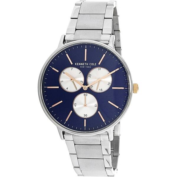 Shop Kenneth Cole Men S Casual Watch Silver Stainless Steel